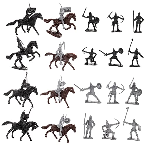 VANZACK 1Satz Teiliges Soldaten Figuren Und Pferde Mittelalterliche Ritter Modelle Plastiksoldaten Für Sandkasten Und Szenen Mini People Modelle VANZACK 1Satz Teiliges Soldaten Figuren Und Pferde Mittelalterliche Ritter Modelle Plastiksoldaten Für Sandkasten Und Szenen Mini People Modelle von VANZACK
