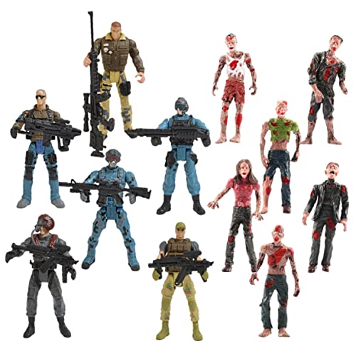 VANZACK 1Satz Teiliges Von Flexiblen Kunststoffsoldaten Und Zombie Modellen Militärische Actionfiguren Für Dekoration Für Kreative Rollenspiele Zombies VANZACK 1Satz Teiliges Von Flexiblen Kunststoffsoldaten Und Zombie Modellen Militärische Actionfiguren Für Dekoration Für Kreative Rollenspiele Zombies von VANZACK