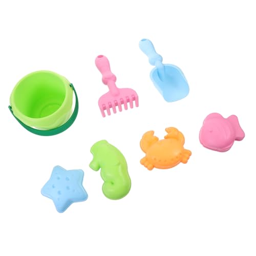 VANZACK 1Satz Teiliges aus Soft Strandspielzeug für Wasser und Sandspielzeuge mit Eimer und Formen Farben Zufällig für Strand Park und Garten von VANZACK