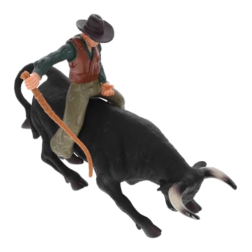 VANZACK 1Satz Western Cowboy Mit Bull Muster Dekorative Matador Figur Realistische Nachbildung Für Kleine Cowboys Und Cowboy Fans von VANZACK
