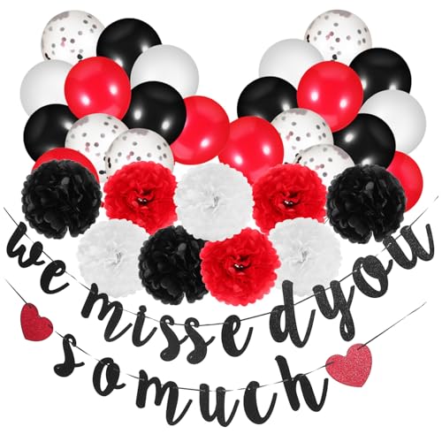 VANZACK 1Satz Willkommen Zuhause Partydekorationen Wir Haben Sie Banner Und Luftballons Für Festliche Anlässe Willkommensschild Für Garten Und Einweihungsfeiern von VANZACK