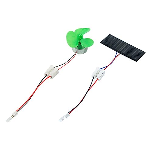 VANZACK 1Satz Wissenschaftliches Experimentierset Für Solargenerator Und Windgenerator Lernspielzeug Physik Experimente Für Schule Und Zuhause Interaktive Toolkit Für Junge von VANZACK