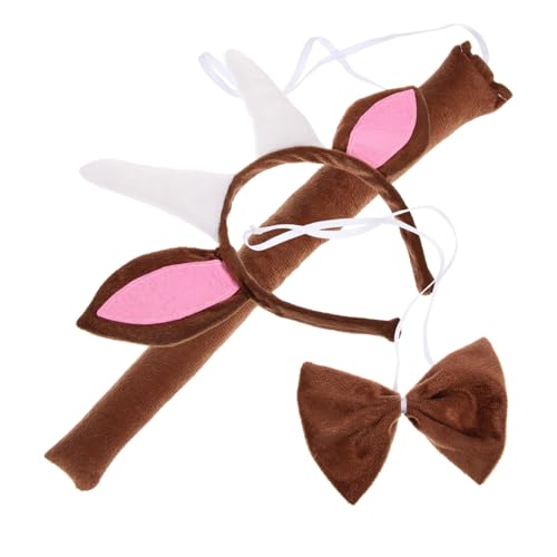 VANZACK 1Satz Ziegenhorn Kostümset für Erwachsene Teiliges Set mit Stirnband Fliege für Halloween Tierpartys Leicht für Cosplay Geburtstagsfeiern VANZACK 1Satz Ziegenhorn Kostümset für Erwachsene Teiliges Set mit Stirnband Fliege für Halloween Tierpartys Leicht für Cosplay Geburtstagsfeiern von VANZACK