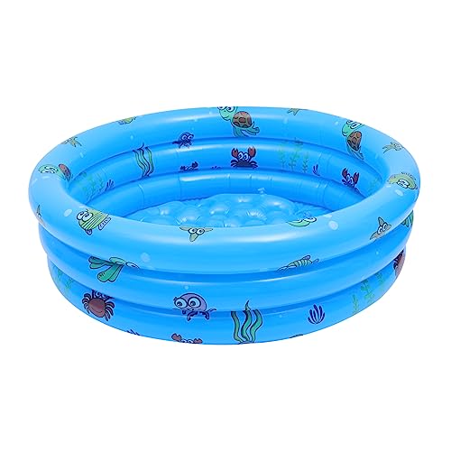VANZACK 1Stück Aufblasbarer Kinderpool Rundes für Drinnen und Draußen für Spaß Robustes Einfach zu Lagern Fördert die Eltern Junge Mädchen Interaktion für Jungen von VANZACK