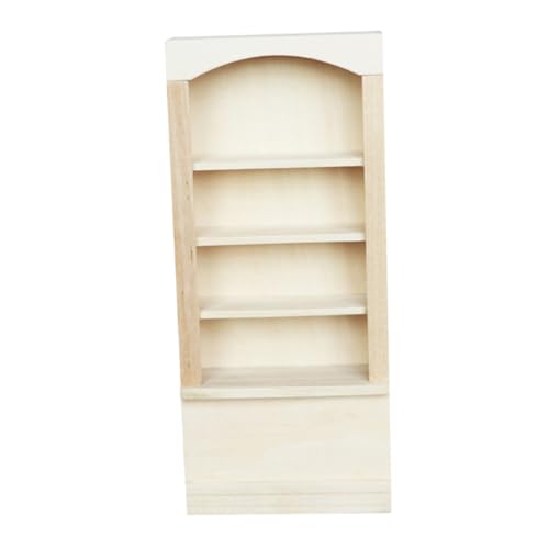 VANZACK 1Stück Bücherregal Für Puppenhaus Simuliertes Möbelstück Mini Möbel Modell Für Mini House Dekoration Und DIY Projekte von VANZACK