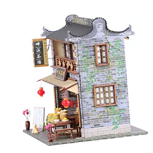 VANZACK 1Stück DIY Hausmodell Im Chinesischen Stil Bausatz Für Modellspielzeug Handgefertigtes Hausmodell Im Lingnan Stil Kreatives Zum Zusammenbauen Für Erwachsene VANZACK 1Stück DIY Hausmodell Im Chinesischen Stil Bausatz Für Modellspielzeug Handgefertigtes Hausmodell Im Lingnan Stil Kreatives Zum Zusammenbauen Für Erwachsene von VANZACK