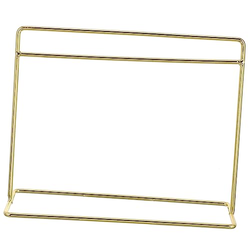 VANZACK 1Stück Eisenständer Für Puppenhaus Goldfarbenes Mini Regal Zur Kleidungaufbewahrung Und Präsentation Für Bjd Puppen von VANZACK