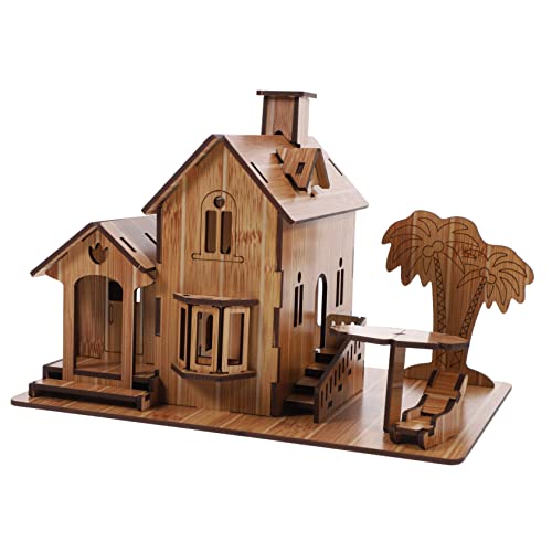 VANZACK 1Stück Holzhaus Puzzle für DIY Modellbau Kreatives Puzzlespielzeug Geistigen Entwicklung für Jungen und Jahren Hochwertiges Holz VANZACK 1Stück Holzhaus Puzzle für DIY Modellbau Kreatives Puzzlespielzeug Geistigen Entwicklung für Jungen und Jahren Hochwertiges Holz von VANZACK