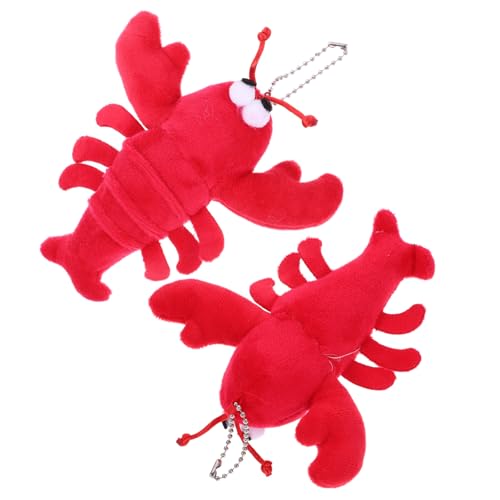VANZACK 1Stück Lustiger Crayfish Anhänger Plüschtier Dekoration Weiches Stofftier Süßes Krustentier von VANZACK