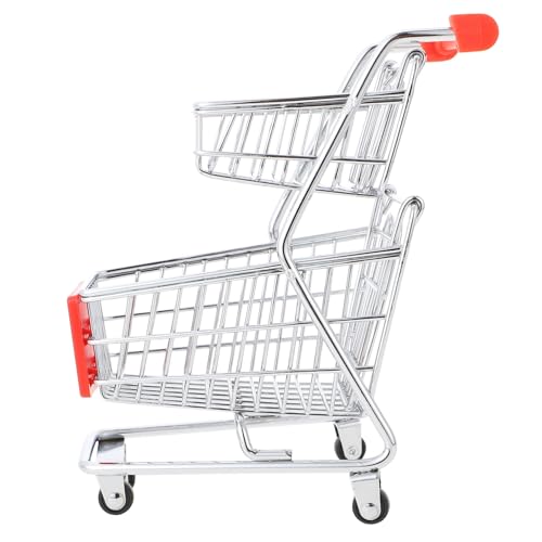 VANZACK Doppelschichtiger Mini-einkaufswagen Für Jungen Und Mädchen Spielzeug Kleiner Trolley Lebendiger Einkaufswagen Aufbewahrungsbehälter Spielzeug von VANZACK