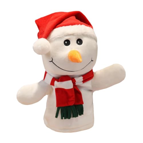 VANZACK 1Stück Schneemann Fingerpuppen Niedliches Weihnachts Fingerpuppen für Interaktives Rollenspiel aus Hochwertigem Material von VANZACK
