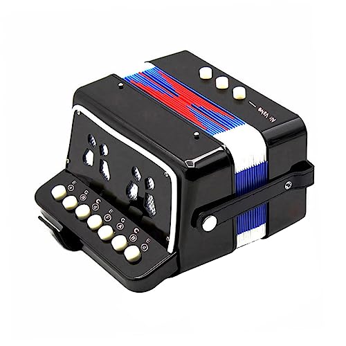 VANZACK 1Stück Tragbares Musikspielzeug für Pädagogisches Musikinstrument Schwarz für Junge Musiker Fördert Musikalisches Interesse und Kreativität von VANZACK