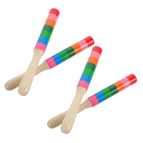 VANZACK 2 Paare Holz Rhythmus Sticks für Musikinstrument Kreativität und Musikalischem Talent für Rhythmus und Musikunterricht VANZACK 2 Paare Holz Rhythmus Sticks für Musikinstrument Kreativität und Musikalischem Talent für Rhythmus und Musikunterricht von VANZACK