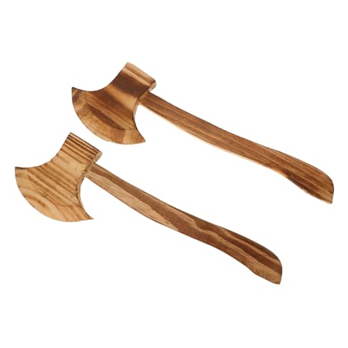 VANZACK 2 STÜCK Teiliges Holz Axt Halloween Kostüm Zubehör Langlebig Sicher Requisite für Cosplay LARP Grusel Dekoration VANZACK 2 STÜCK Teiliges Holz Axt Halloween Kostüm Zubehör Langlebig Sicher Requisite für Cosplay LARP Grusel Dekoration von VANZACK