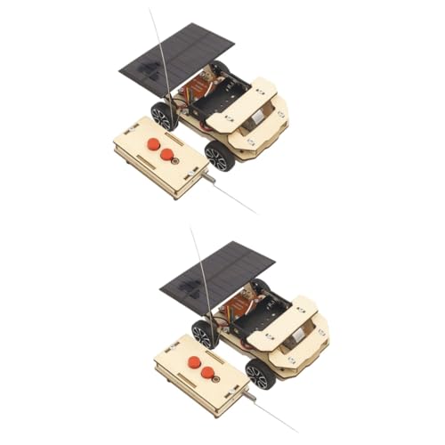 VANZACK 2 Sätze Solarbetriebenes Ferngesteuertes Spielzeugauto für Ab Jahren Umweltfreundliches DIY ohne Batterie Fördert Spielerisch Technikverständnis und Outdoor Spaß von VANZACK