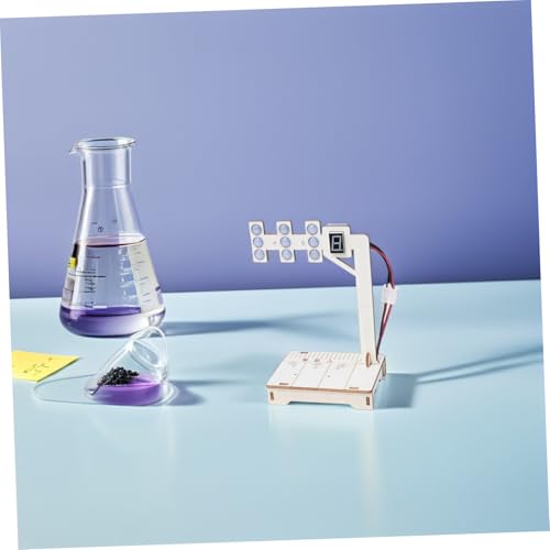 VANZACK 2 Sätze Stem Lernspielzeug Verkehrsampel Modell Bausatz Holz DIY Verkehrszeichen Experiment Kit für Realistische Ampel Simulation zur Verkehrssicherheit und Technikförderung von VANZACK