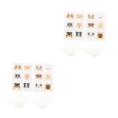 VANZACK 2 Sätze Teiliges Set Hund Geburtstag Torte Deko Hundekuchen Topper Für Haustier Geburtstagsfeier Zahnstocher Kleber Für Gartenpartys Und Hundeliebhaber 36 Stücke * 2 VANZACK 2 Sätze Teiliges Set Hund Geburtstag Torte Deko Hundekuchen Topper Für Haustier Geburtstagsfeier Zahnstocher Kleber Für Gartenpartys Und Hundeliebhaber 36 Stücke * 2 von VANZACK