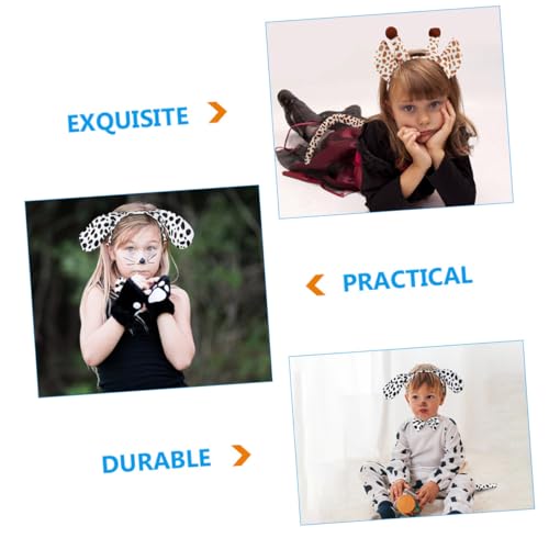 VANZACK 2 Sätze Tierkostüm Animal Cosplay mit Weichen Animal Ears Haarreifen Niedlichen Schleifen und Langlebigem Geeignet für Halloween Mottopartys und Kreative Fotoshootings von VANZACK