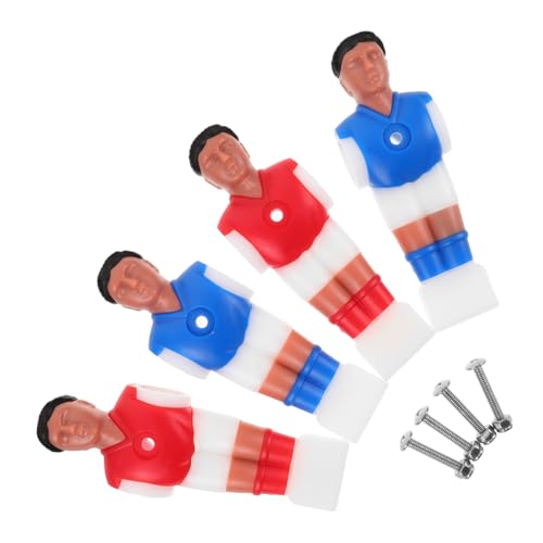 VANZACK 2 Sätze Zubehör Für Tischfußball Kleine Tischfußballspieler Kicker-ersatzspieler Foosballspieler Zahlen Fußballspieler-actionfiguren Kickerspieler-Statue Spielerfiguren Metall von VANZACK