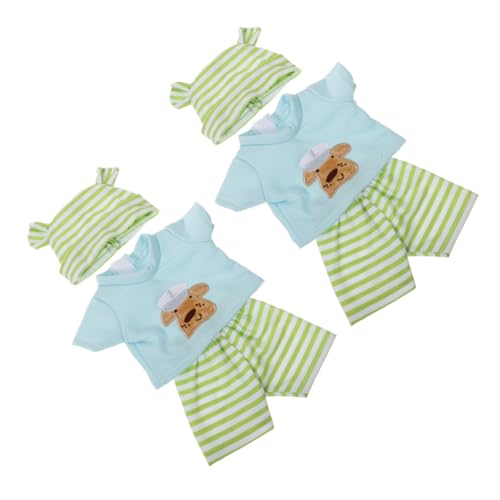 VANZACK 2 Satz Puppenkleidung Baumwolle Gestreift Spielhaus Outfit für Kleidung Doll Pants Modisch Tragbar zum Anziehen VANZACK 2 Satz Puppenkleidung Baumwolle Gestreift Spielhaus Outfit für Kleidung Doll Pants Modisch Tragbar zum Anziehen von VANZACK
