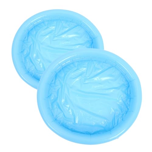 VANZACK 2 Stück Aufblasbare Sandwanne Tragbar Leicht Glatte Oberfläche Sicher Vielseitig für Strand Pool Zuhause Kompakt für Sandspielzeug und Wasserspaß von VANZACK