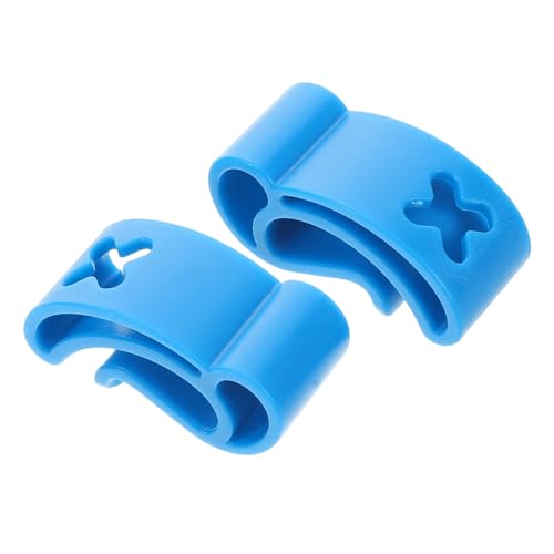 VANZACK 2 Stück Clip Wasserhahn Rohradapter Anzeige Mini Korkplatte Auslaufsicherer Adapter Sensor Oberflächenmontierter Adapter Auslaufsicherer Schlauch Drahtseile Bilder Abs Blau von VANZACK