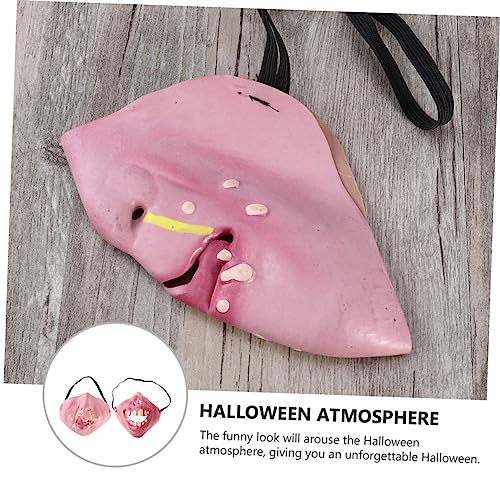VANZACK 2 Stück Halbgesichtsmaske Halloween Lustige Party Gruseliges Kostüm Zubehör für Karneval Cosplay und Themenpartys VANZACK 2 Stück Halbgesichtsmaske Halloween Lustige Party Gruseliges Kostüm Zubehör für Karneval Cosplay und Themenpartys von VANZACK