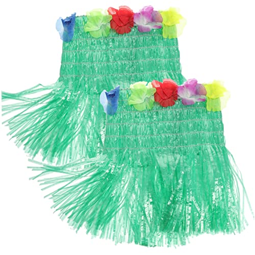 VANZACK 2 Stück Hawaiian Party Kostüm Teiliges Elastisches Grünes Grasrock und Brustblume Luau Party Zubehör für Mädchen Tropische Sommerparty Fest Dekoration VANZACK 2 Stück Hawaiian Party Kostüm Teiliges Elastisches Grünes Grasrock und Brustblume Luau Party Zubehör für Mädchen Tropische Sommerparty Fest Dekoration von VANZACK