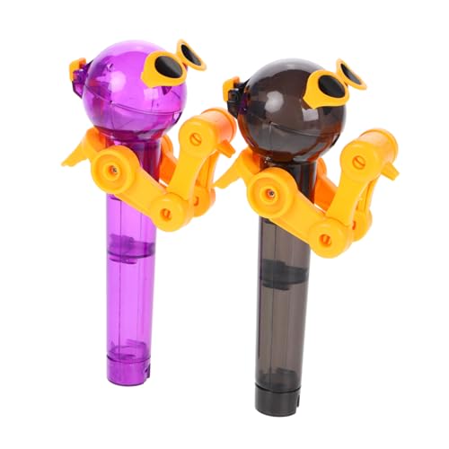 VANZACK 2 Stück Kreativer Dinosaurier Lutscherhalter Roboter Pop Up Süßigkeitenspender Lustiges Halloween für Einfache Bedienung von VANZACK