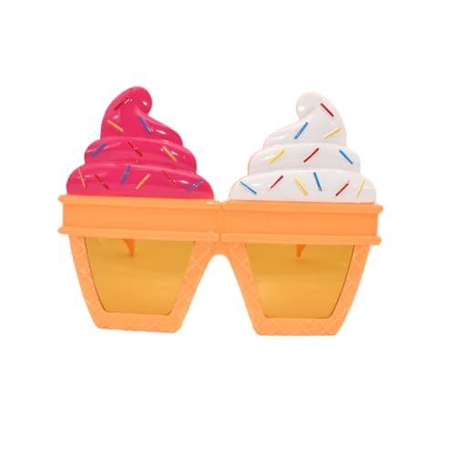 VANZACK 2 Stück Lustige Novelty Sonnenbrille Eiscreme Design Flexible Partybrille für Erwachsene und Witzige Fotorequisiten für Karneval Festivals und Kostümpartys VANZACK 2 Stück Lustige Novelty Sonnenbrille Eiscreme Design Flexible Partybrille für Erwachsene und Witzige Fotorequisiten für Karneval Festivals und Kostümpartys von VANZACK
