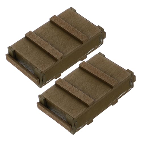 VANZACK 2 Stück Maßstab Mini Szenenmodell Zubehör für Puppenhaus Militärische Layout Organizer für Actionfiguren und Sandtisch Szenen VANZACK 2 Stück Maßstab Mini Szenenmodell Zubehör für Puppenhaus Militärische Layout Organizer für Actionfiguren und Sandtisch Szenen von VANZACK