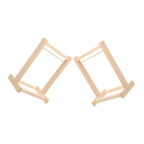 VANZACK 2 Stück Mini Holz Kleiderbügel für Puppenkleidung Platzsparendes Puppenhaus Garderobenregal Kindersicheres Kreatives für Realistische Puppenhausmöbel Zubehör VANZACK 2 Stück Mini Holz Kleiderbügel für Puppenkleidung Platzsparendes Puppenhaus Garderobenregal Kindersicheres Kreatives für Realistische Puppenhausmöbel Zubehör von VANZACK
