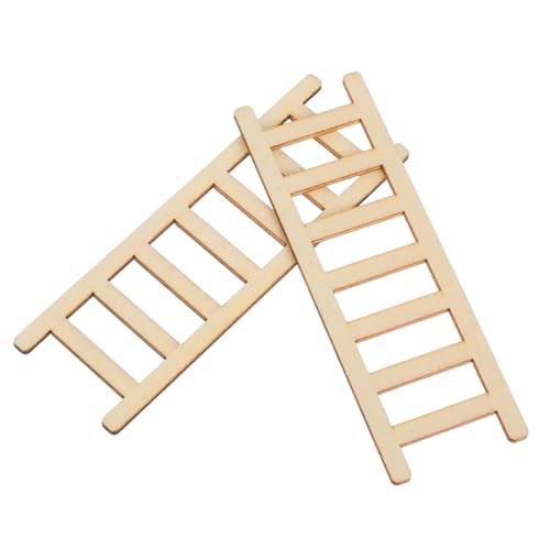 VANZACK 2 Stück Mini Leiterdekoration Haus drinnen winzig Mini-Holzleiter kleines Leiterdekor Miniaturleiter zum Basteln dekorative Miniaturleiter Mini-Gartenleiter hölzern VANZACK 2 Stück Mini Leiterdekoration Haus drinnen winzig Mini-Holzleiter kleines Leiterdekor Miniaturleiter zum Basteln dekorative Miniaturleiter Mini-Gartenleiter hölzern von VANZACK