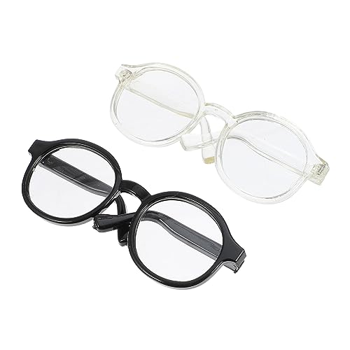VANZACK 2 Stück Mini Puppenbrillen aus Stylische Sonnenbrillen für Puppen Zubehör für Kreativität und Interaktion von VANZACK