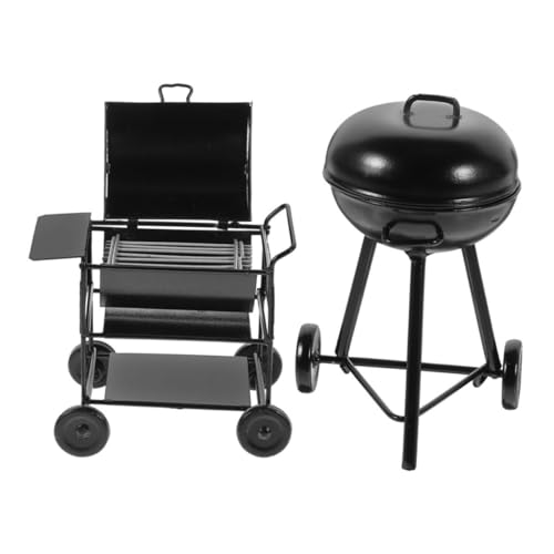 VANZACK 2 Stück Miniatur BBQ Grill Teilig Realistisch Gestaltetes Puppenhaus Grillmodell Detailreiches Miniatur Küchenrequisit für Kreatives und Lehrreiche Outdoor Kochkultur Kompakt und VANZACK 2 Stück Miniatur BBQ Grill Teilig Realistisch Gestaltetes Puppenhaus Grillmodell Detailreiches Miniatur Küchenrequisit für Kreatives und Lehrreiche Outdoor Kochkultur Kompakt und von VANZACK