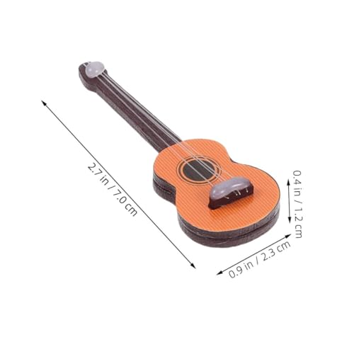VANZACK 2 Stück Miniatur Holz Gitarre Mini Musikinstrument Modell Kreative Miniatur Dekoration für Puppenhaus Kleine Gitarren Wohnaccessoire für Mini Haus Landschaft VANZACK 2 Stück Miniatur Holz Gitarre Mini Musikinstrument Modell Kreative Miniatur Dekoration für Puppenhaus Kleine Gitarren Wohnaccessoire für Mini Haus Landschaft von VANZACK