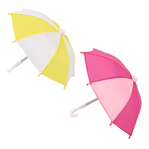 VANZACK 2 Stück Miniatur Mini Regenschirme Verstellbar Metall Realistisch Dekorativ für Puppenhaus Kinderzimmer Accessoire Detailgetreue Miniatur Sonnenschirme Bunt Rosa Gelb Weiß VANZACK 2 Stück Miniatur Mini Regenschirme Verstellbar Metall Realistisch Dekorativ für Puppenhaus Kinderzimmer Accessoire Detailgetreue Miniatur Sonnenschirme Bunt Rosa Gelb Weiß von VANZACK