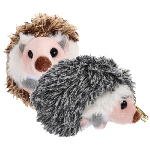 VANZACK 2 Stück Niedlicher Plüsch Igel Schlüsselanhänger Weicher Kuscheltier Anhänger und Dunkelbraun Vielseitiges Accessoire für Taschen Rucksäcke und Geschenke zu Geburtstag VANZACK 2 Stück Niedlicher Plüsch Igel Schlüsselanhänger Weicher Kuscheltier Anhänger und Dunkelbraun Vielseitiges Accessoire für Taschen Rucksäcke und Geschenke zu Geburtstag von VANZACK