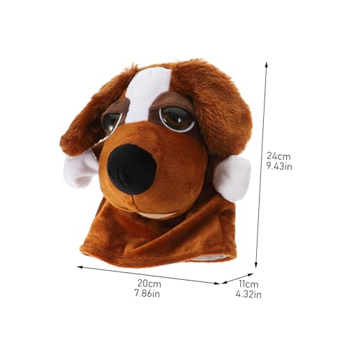VANZACK 2 Stück Plüsch Tier Handpuppen mit Beweglichem Mund Weiche Stofftiere für Puppentheater und Interaktives für Eltern zur Kommunikations Kreativitätsförderung von VANZACK