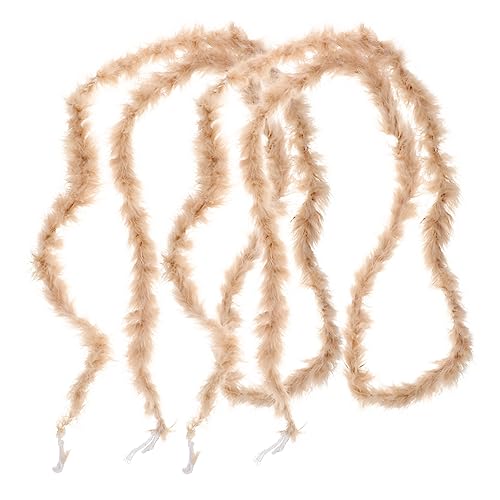VANZACK 2 Stück Plume Boa DIY für Mädchen Flauschige Federboa für Halloween Kostüme und Festliche Dekoration für Partys und Bastelprojekte Langlebig und Vielseitig Einsetzbar von VANZACK