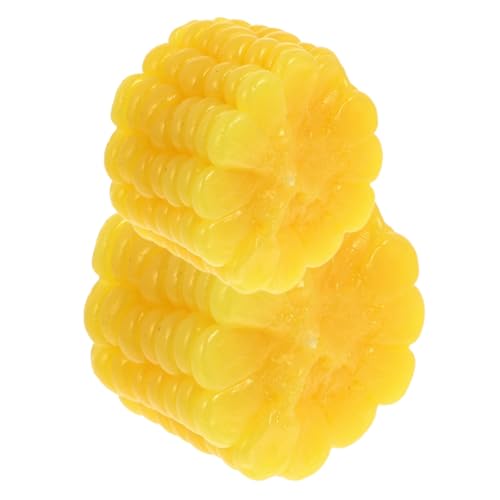 VANZACK 2 Stück Realistische Fake Corn Slices aus PVC Lebensechte Maisabschnitte für Küchendekoration und Fotorequisiten Detailgetreue Simulation mit Feiner Verarbeitung Sichere VANZACK 2 Stück Realistische Fake Corn Slices aus PVC Lebensechte Maisabschnitte für Küchendekoration und Fotorequisiten Detailgetreue Simulation mit Feiner Verarbeitung Sichere von VANZACK