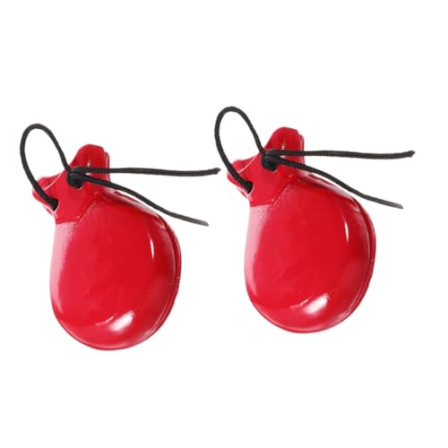 VANZACK 2 Stück Rote Holz kastagnetten Klare Percussion mit Fingerinstrument Leichtes Musikspielzeug für Frühe Musikförderung und Tanzaufführungen Handliches Spanisches Rhythmusinstrument VANZACK 2 Stück Rote Holz kastagnetten Klare Percussion mit Fingerinstrument Leichtes Musikspielzeug für Frühe Musikförderung und Tanzaufführungen Handliches Spanisches Rhythmusinstrument von VANZACK