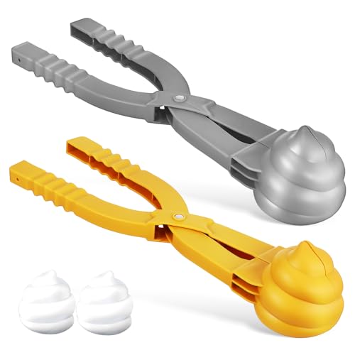 VANZACK 2 Stück Schneeballformer Clip für Schlamm mit Verlängertem Griff und Einzigartigem Design für Outdoor und Aktivitäten Zufällige Farbe Zufällige Farbe von VANZACK