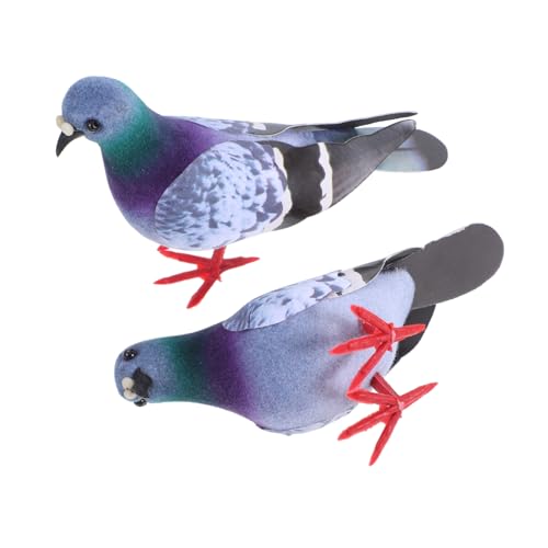 VANZACK 2 Stück Simulation Taubenmodell Vogelfiguren Künstliche Taubenfigur Mini Vögel Zum Basteln Künstliche Vögel Realistische Taubenfigur Heimdekoration Kleine Vögel Zur Dekoration VANZACK 2 Stück Simulation Taubenmodell Vogelfiguren Künstliche Taubenfigur Mini Vögel Zum Basteln Künstliche Vögel Realistische Taubenfigur Heimdekoration Kleine Vögel Zur Dekoration von VANZACK