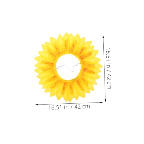 VANZACK 2 Stück Sonnenblumen Kopfschmuck Lustige Blumen Performance Haube Kinderfreundlich Bequem Vielseitig für Kindergarten Partys Festivals Outdoor Cosplay Foto Requisiten VANZACK 2 Stück Sonnenblumen Kopfschmuck Lustige Blumen Performance Haube Kinderfreundlich Bequem Vielseitig für Kindergarten Partys Festivals Outdoor Cosplay Foto Requisiten von VANZACK