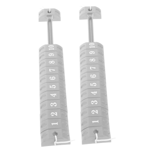 VANZACK 2 Stück Tabellentorschütze Tischfußball-Score-Zähler Tischfußball-Zähler Fußball-Score-Board Tischfussball Fußballtor Punktezähler praktische Punktemarkierungen Plastik pp Grey VANZACK 2 Stück Tabellentorschütze Tischfußball-Score-Zähler Tischfußball-Zähler Fußball-Score-Board Tischfussball Fußballtor Punktezähler praktische Punktemarkierungen Plastik pp Grey von VANZACK