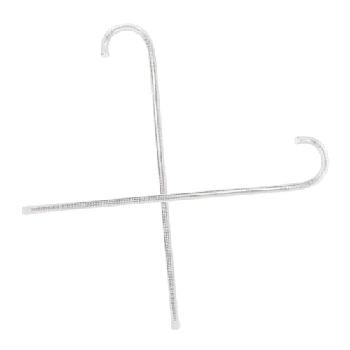VANZACK 2 Stück Tanzstock für Bühnenaufführungen Silberfarbene Cosplay Krücke für Partys Bauchtanz und Halloween Dekoration VANZACK 2 Stück Tanzstock für Bühnenaufführungen Silberfarbene Cosplay Krücke für Partys Bauchtanz und Halloween Dekoration von VANZACK