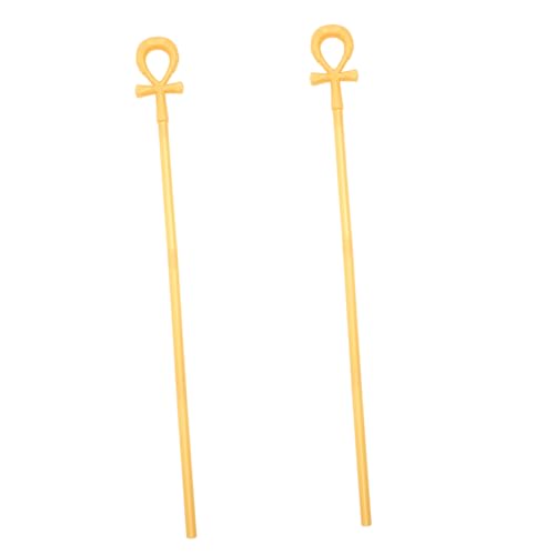 VANZACK 2 Stück Teiliges Ägyptisches Pharaoh mit Schlangenmotiv Halloween Kostüm Staff Vielseitiger Walking Cane Requisit für Rollenspiele Cosplay und Themenpartys VANZACK 2 Stück Teiliges Ägyptisches Pharaoh mit Schlangenmotiv Halloween Kostüm Staff Vielseitiger Walking Cane Requisit für Rollenspiele Cosplay und Themenpartys von VANZACK