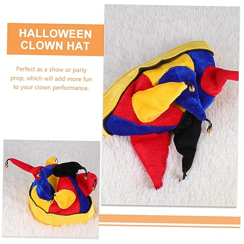VANZACK 2 Stück Teiliges Clown Hut mit Klingeln aus Weichem Lustige Faschingskopfbedeckung für Halloween Karneval und Erwachsenen Party Vielseitige Cosplay Mütze VANZACK 2 Stück Teiliges Clown Hut mit Klingeln aus Weichem Lustige Faschingskopfbedeckung für Halloween Karneval und Erwachsenen Party Vielseitige Cosplay Mütze von VANZACK
