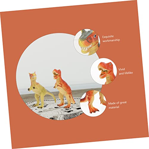 VANZACK 2 Stück Teiliges Dinosaurier aus Weichem mit Soundfunktion Pädagogisches Lernspielzeug für Zufälliger Stil Kreativität und Fantasie von VANZACK